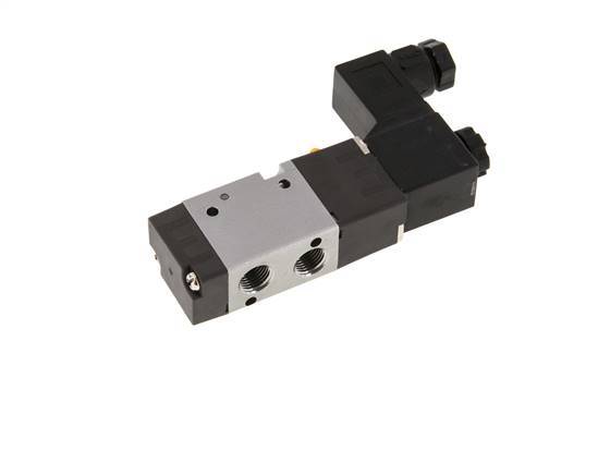 válvula de solenoide 3/2 G1/8'' NO 24V DC 1.5-8bar/21.0-112psi E.MC