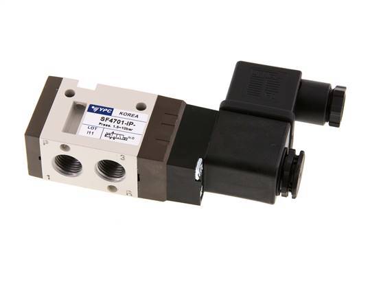 válvula de solenoide 3/2 G1/4'' NO 230V AC 1.5-10bar/21.0-140psi YPC