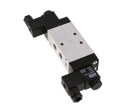 válvula solenoide central de escape 5/3 G1/4'' 12V DC 3-10bar/42-140psi Airtec
