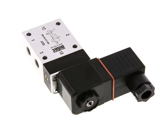 válvula de solenoide 3/2 G1/8'' NO 24V DC ATEX 3-10bar/42-140psi Airtec