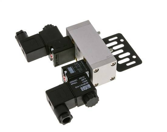 5/3 ISO 5599-1 Válvula solenoide de centro cerrado 48V DC 3-10bar/42-140psi Airtec