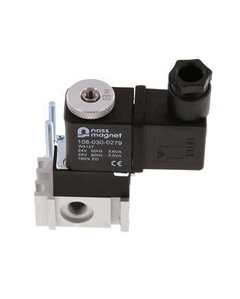 3/2 G1/8'' M5 (M5) Válvula solenoide NC 115V AC 0-8bar/0-112psi YPC