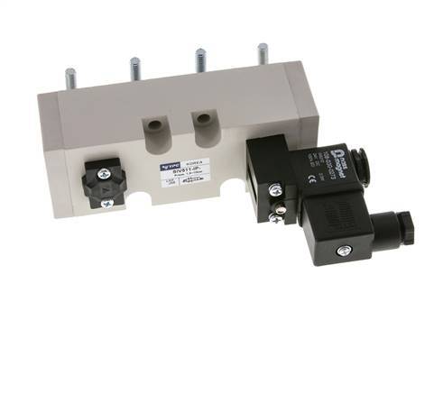 5/2 ISO 5599-2 Electroválvula 24V DC 1.5-10bar/21.0-140psi YPC