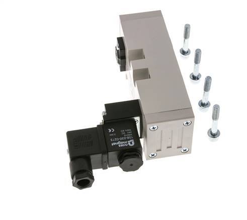 5/2 ISO 5599-2 Electroválvula 24V DC 1.5-10bar/21.0-140psi YPC