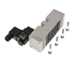 5/2 ISO 5599-2 Electroválvula 24V DC 1.5-10bar/21.0-140psi YPC
