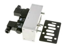 5/3 ISO 5599-3 Válvula solenoide central de escape 24V DC 3-10bar/42-140psi Airtec