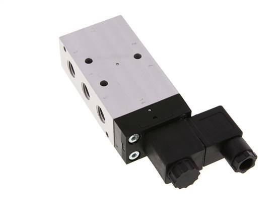 Válvula solenoide 5/2 G1/4'' 24V DC 2.5-10bar/35.0-140psi Airtec