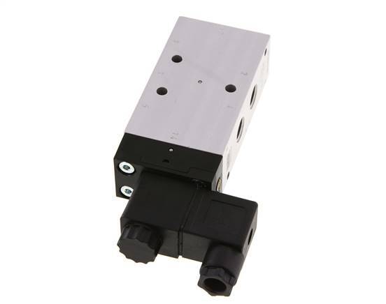 Válvula solenoide 5/2 G1/4'' 24V DC 2.5-10bar/35.0-140psi Airtec