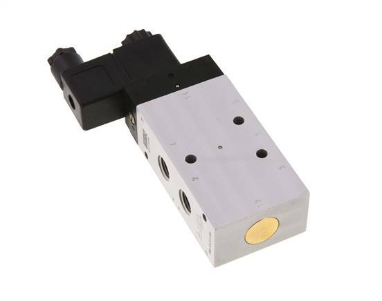 Válvula solenoide 5/2 G1/4'' 230V AC 2.5-10bar/35.0-140psi Airtec