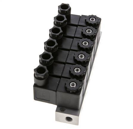 6x3/2 G1/8'' NC Electroválvula 230V AC -0.95-10bar/-13.2-140psi Airtec
