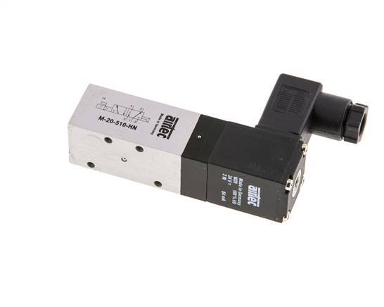 válvula solenoide 5/2 M5 12V DC 2.5-8bar/35.0-112psi Airtec
