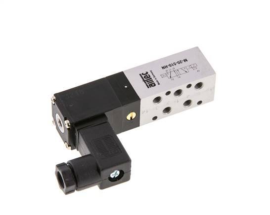 válvula solenoide 5/2 M5 12V DC 2.5-8bar/35.0-112psi Airtec