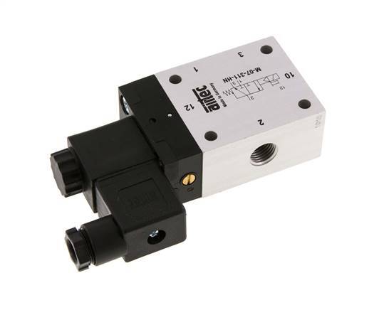 válvula solenoide 3/2 G1/4'' NC 12V DC 2.5-10bar/35.0-140psi Airtec
