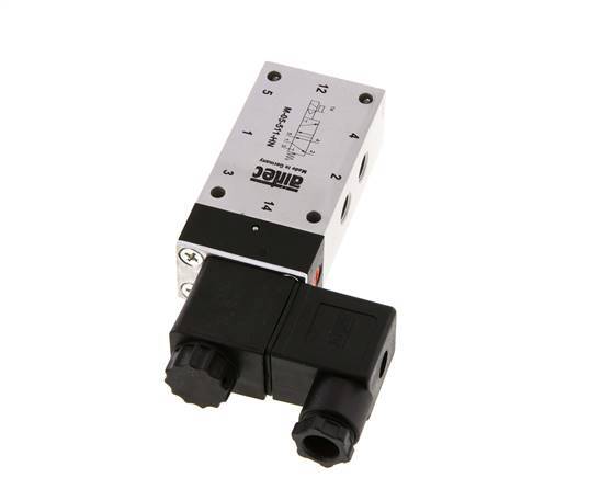 válvula solenoide 5/2 G1/8'' 24V AC 3-10bar/42-140psi Airtec