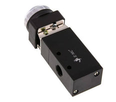 3/2 G1/4'' Válvula universal de botón verde 0-8bar/0-112psi E.MC