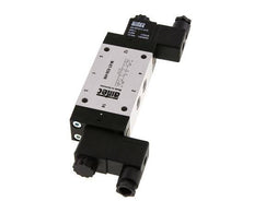 5/3 G1/4'' Válvula solenoide de centro cerrado 24V AC 3-8bar/42-112psi Airtec