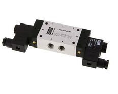 5/3 G1/4'' Válvula solenoide de centro cerrado 24V AC 3-8bar/42-112psi Airtec
