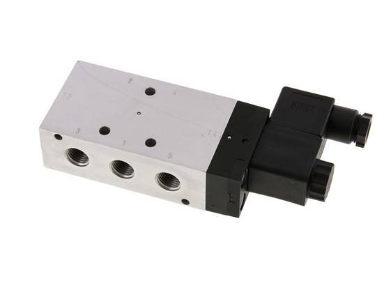 válvula solenoide 5/2 G1/4'' 12V DC 2.5-10bar/35.0-140psi Airtec