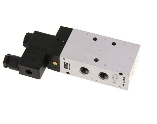 válvula solenoide 5/2 G1/4'' 12V DC 2.5-10bar/35.0-140psi Airtec
