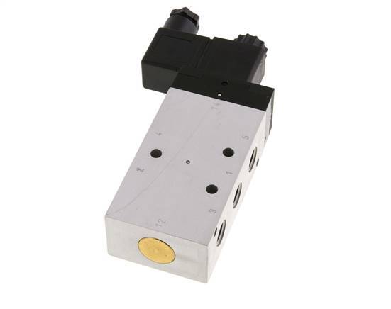 válvula solenoide 5/2 G1/4'' 12V DC 2.5-10bar/35.0-140psi Airtec