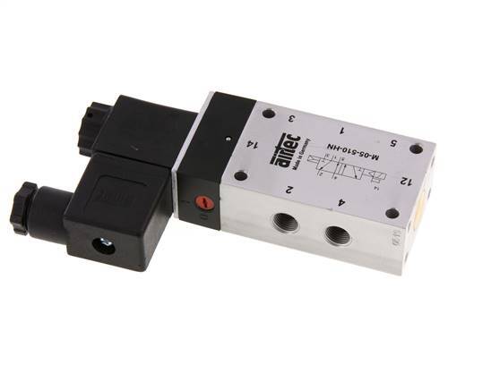 válvula solenoide 5/2 G1/8'' 115V AC 2-10bar/28-140psi Airtec