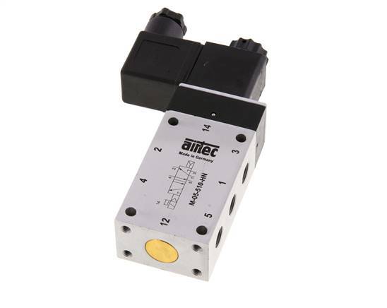 válvula solenoide 5/2 G1/8'' 115V AC 2-10bar/28-140psi Airtec
