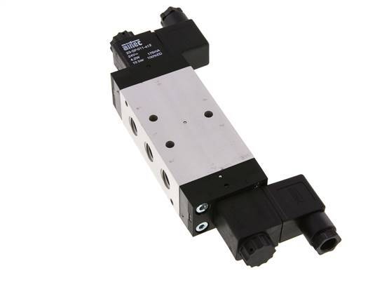 válvula solenoide central de escape 5/3 G1/4'' 24V AC 3-10bar/42-140psi Airtec