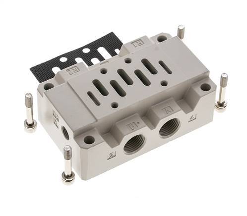 Subbase ISO 5599-1 Tamaño 1 G 3/8''