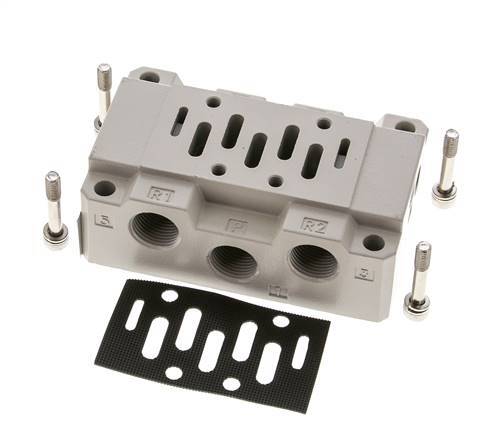 Subbase ISO 5599-1 Tamaño 1 G 3/8''