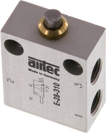 válvula de vástago 3/2 G1/8'' NC 0-12bar/0-168psi Airtec