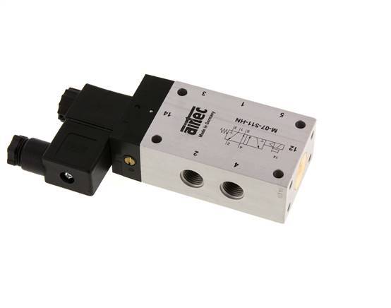 válvula solenoide 5/2 G1/4'' 115V AC 2.5-10bar/35.0-140psi Airtec