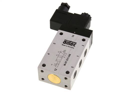 válvula solenoide 5/2 G1/4'' 115V AC 2.5-10bar/35.0-140psi Airtec