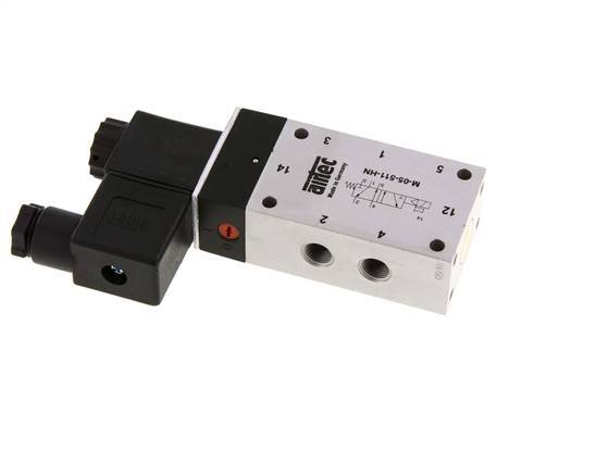 válvula solenoide 5/2 G1/8'' 24V DC 3-10bar/42-140psi Airtec