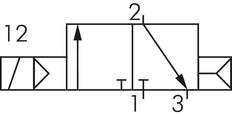 electroválvula 3/2 G1/4'' NC 24V AC 1.5-8bar/21.0-112psi E.MC