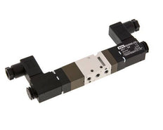 5/3 M5 Válvula solenoide de centro cerrado 12V DC 2-10bar/28-140psi YPC