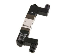 5/3 M5 Válvula solenoide de centro cerrado 12V DC 2-10bar/28-140psi YPC