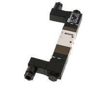 5/3 M5 Válvula solenoide de centro cerrado 12V DC 2-10bar/28-140psi YPC