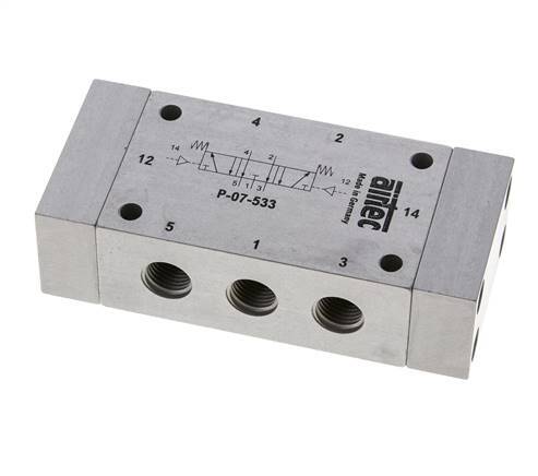 válvula piloto de aire central de escape 5/3 G1/4'' 0-8bar/0-112psi Airtec