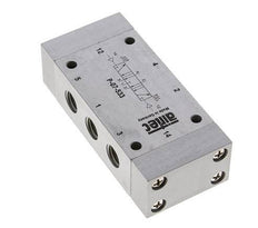 válvula piloto de aire central de escape 5/3 G1/4'' 0-8bar/0-112psi Airtec