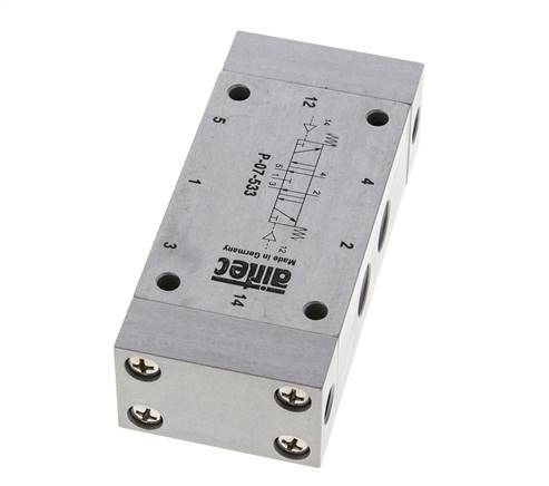 válvula piloto de aire central de escape 5/3 G1/4'' 0-8bar/0-112psi Airtec