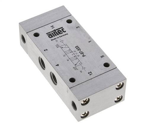 válvula piloto de aire central de escape 5/3 G1/4'' 0-8bar/0-112psi Airtec