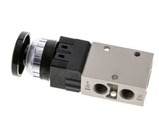 válvula de botón de palma 3/2 G1/4'' Negro 0-8bar/0-112psi YPC