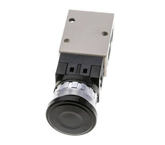 válvula de botón de palma 3/2 G1/4'' Negro 0-8bar/0-112psi YPC