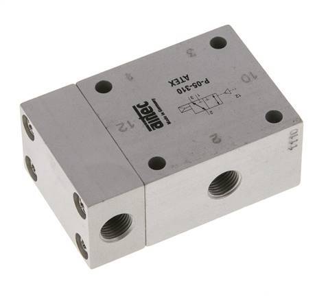 válvula piloto de aire 3/2 G1/8'' ATEX 2-10bar/28-140psi Airtec