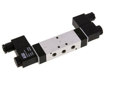 5/3 G1/8'' Válvula solenoide de centro cerrado 24V DC 3-10bar/42-140psi Airtec