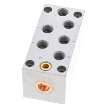 5/2 G1/8'' Válvula piloto de aire 0-10bar/0-140psi Airtec