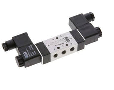 5/3 G1/8'' Válvula solenoide de centro cerrado 12V DC 3-10bar/42-140psi Airtec