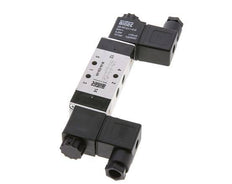 5/3 G1/8'' Válvula solenoide de centro cerrado 12V DC 3-10bar/42-140psi Airtec