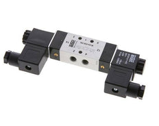 5/3 G1/8'' Válvula solenoide de centro cerrado 12V DC 3-10bar/42-140psi Airtec