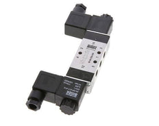 5/3 G1/8'' Válvula solenoide de centro cerrado 12V DC 3-10bar/42-140psi Airtec